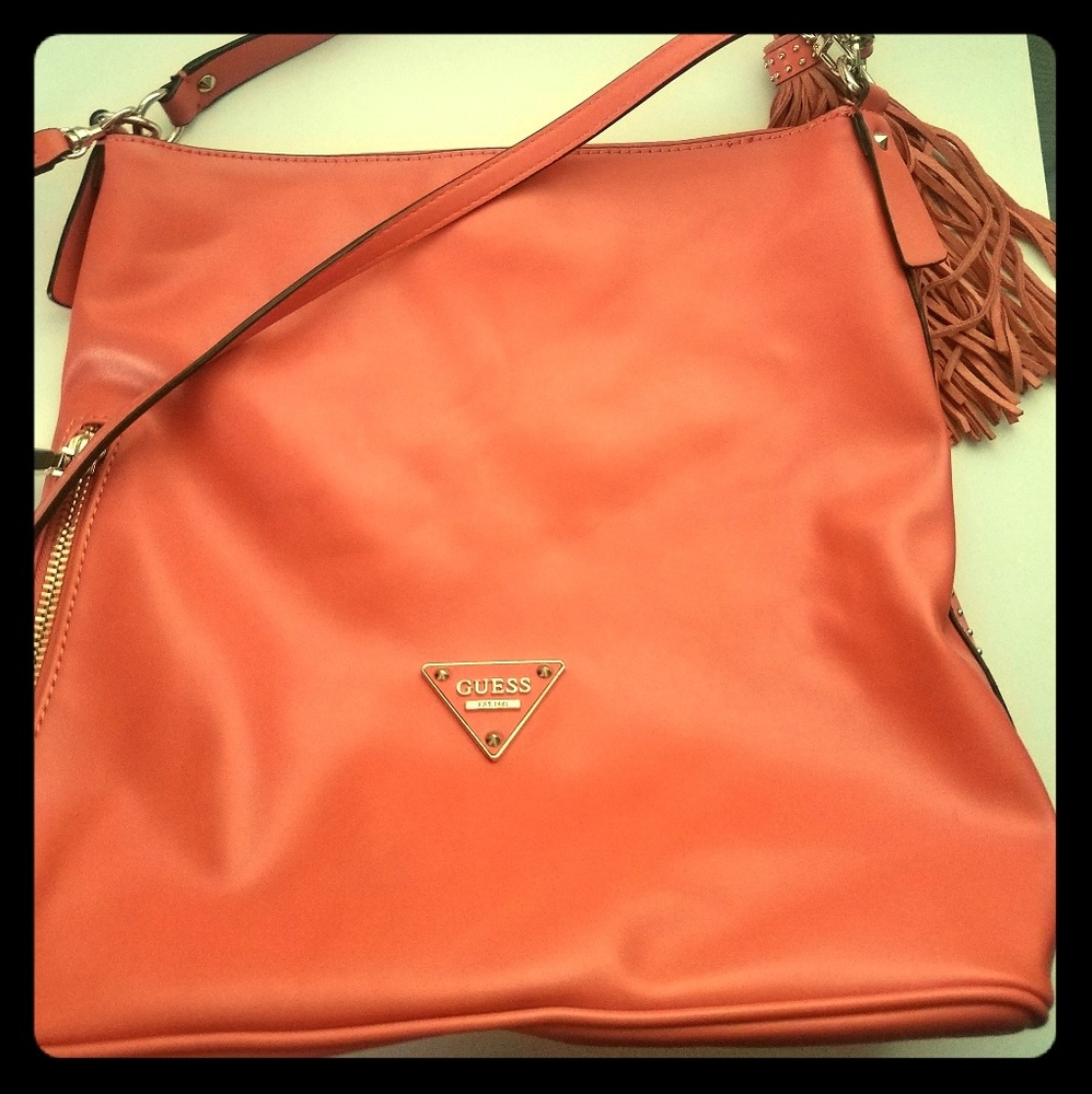 Guess Orange Tote
